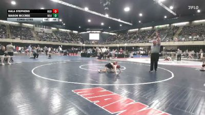 66 lbs Consi-qtrs - Kala Stephens, Media vs Mason Mccree, Wilkes-Barre