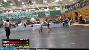 132 lbs Champ. Round 3 - Ian Neely, Walnut vs Joaquin Arroyo, Calvary Chapel