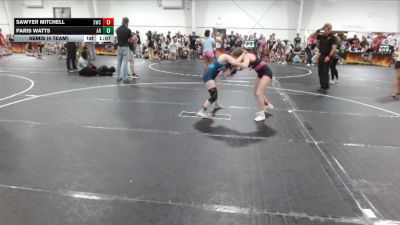 100 lbs Semis (4 Team) - Sawyer Mitchell, Storm Wrestling Center vs Paris Watts, AR-15