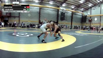 120 lbs Champ. Round 2 - Cruz Little, Faith Christian Academy vs Allen Woo, Montini Catholic