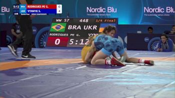 57 kg 1/4 Final - Giullia Rodrigues Penalber De Oliveira, Brazil vs Solomiia Vynnyk, Ukraine