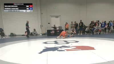 77 kg Cons. Rd Of 32 - William Brooks, The STJ Wrestling Club vs Dominic Sanchez, Rattler Wrestling Club