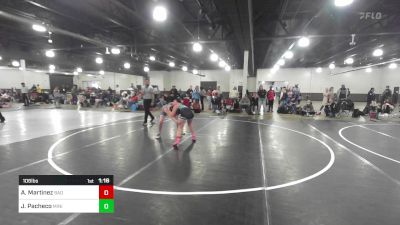 106 lbs Rr Rnd 3 - Avryanna Martinez, Bad Cat Wrestling Club vs Jeremiah Pacheco, Mini Avengers