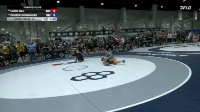 57 kg Cons. Rd Of 16 - Louis Gill, WVRTC vs Cruzer Dominguez, MWC Wrestling Academy