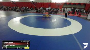 138 lbs Cons. Round 3 - Giorgio DiFalco, Illinois vs Justin Defoe, Ashland Wrestling Club