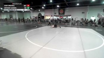 116 lbs Round Of 16 - Cody Brickell, Westside WC vs Anthony Acosta, Faito Wc