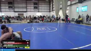 200 lbs Round 1 (3 Team) - Zack Gammage, SLAUGHTER HOUSE WRESTLING CLUB vs Jake Grasso, BUFFALO WRESTLING CLUB