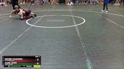 96 lbs Semifinal - Kaine Lewis, Unattached vs Jeffrey Dunaway, ST Charles WC