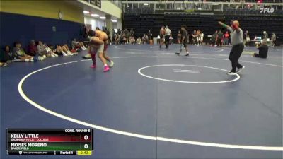 174 lbs Cons. Round 5 - Moises Moreno, Bakersfield vs Kelly Little, Sacramento City College