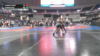 6A 285 lbs Quarterfinal - Dominic Sager, Stanhope Elmore vs Bardon King, Homewood Hs