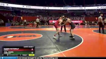 3 lbs Champ. Round 1 - Kaden Fetterolf, Batavia vs Phil Chapa, Barrington