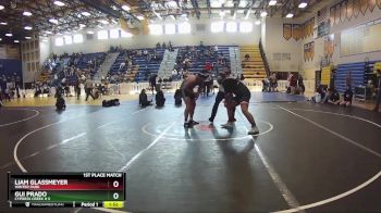 215 White 1st Place Match - Liam Glassmeyer, Winter Park vs GUI PRADO, Cypress Creek H S