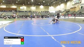 125 lbs Consi Of 8 #1 - Mason Thynes, Redmond High School vs Santino Alvaro, Santa Ynez