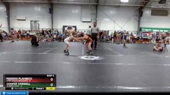 72 lbs Round 1 (8 Team) - Maddox Plambeck, Steel Valley Renegades vs Cooper Harwell, Alabama Elite