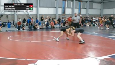 70 lbs Cons. Rd Of 16 - Lane Vinson, Falls Academy vs Kruz Aguayo, Team Champs Wrestling Club