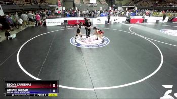 62 lbs Round 1 - Ebony Cardenas, California vs Athziri Guizar, Animal House Wrestling