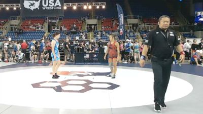 135 lbs Cons. Sub-rd Of 32 - Jorja Carroll, Indiana vs Jaylyn Rasmus, Michigan
