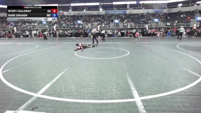 72 lbs Consi Of 4 - Wyatt Callaway, 2tg vs Kade Chilson, Victory Wrestling Club