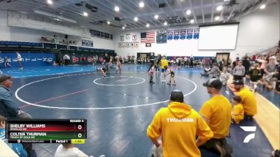 54-57 lbs Round 3 - Shelby Williams, Douglas WC vs Colter Thurman, Touch Of Gold WC