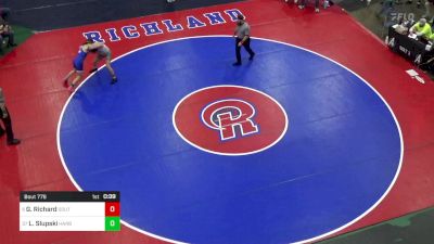 132 lbs Consi Of 32 #2 - Gavin Richard, Southern Columbia vs Lincoln Slupski, Harbor Creek