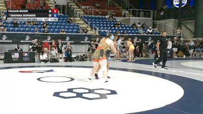 207 lbs Champ. Rd Of 64 - Teagan Moise, California vs Deionna Borders, Ohio