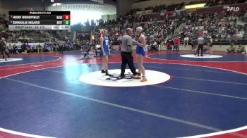 6A 170 lbs Quarterfinal - Heidi Benefield, Rogers vs Emmolie Mears, Bryant High School