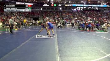1A-157 lbs Cons. Round 3 - Brock York, BGM, Brooklyn vs Caleb Skogen, Lake Mills