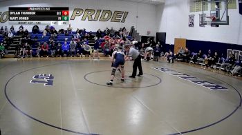 145 lbs Semifinal - Dylan Thurber, Butler vs Matt Jones, Pine Richland