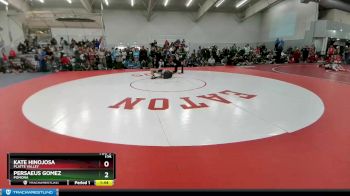 125 lbs Quarterfinal - Persaeus Gomez, Pomona vs Kate Hinojosa, Platte Valley