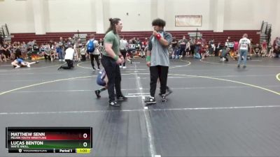 55 lbs Quarterfinal - Matthew Senn, Pelion Youth Wrestling vs Lucas Benton, White Knoll