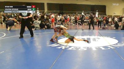 62 lbs Rr Rnd 4 - Ryan Kim, RedNose Wrestling School - K3 vs Colton Stickle, Mat Assassins - K3