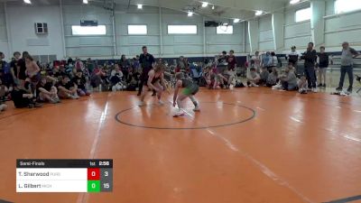 120 lbs Semifinal - Trenton Sherwood, Pursuit vs Logan Gilbert, Michigan Mayhem