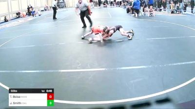 50 lbs Quarterfinal - Trenton Boisa, Warriors Of Christ vs Jack Smith, Coalinga Roughnecks