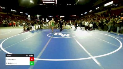 182 lbs Consi Of 8 #1 - Sonny Acuna, Northview (SS) vs Petar Bojicic, La Costa Canyon (SD)