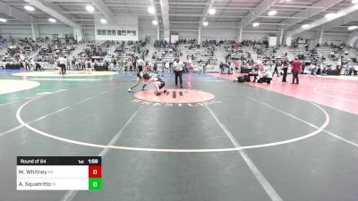 120 lbs Round Of 64 - Mason Whitney, PA vs Aidan Squatritto, RI