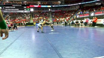 3A-113 lbs Champ. Round 1 - Peyton Philavanh, Dallas Center-Grimes vs James Fuller, Fort Madison
