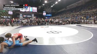 100 lbs Champ. Rd Of 64 - Samuel Greenstreet, Oregon vs Stephen Klink III, Michigan