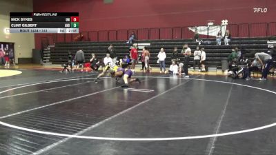 141 lbs Cons. Round 4 - Nick Sykes, Montevallo vs Clint Gilbert, Andrew College