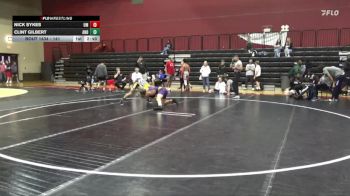141 lbs Cons. Round 4 - Nick Sykes, Montevallo vs Clint Gilbert, Andrew College