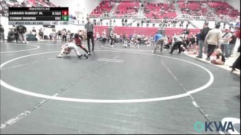 67 lbs Quarterfinal - Lamario Ramsey JR., Del City Little League Wrestling vs Corbin Thigpen, Choctaw Ironman