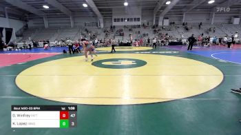 182 lbs Rr Rnd 3 - Desmond Winfrey, Patton Trained Red vs Kevin Lopez, OBWC Bazooka Blue