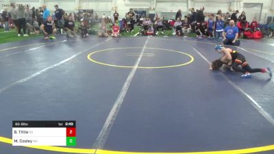 60-B lbs Consi Of 8 #1 - Broderick Tittle, OH vs Miles Cooley, WV