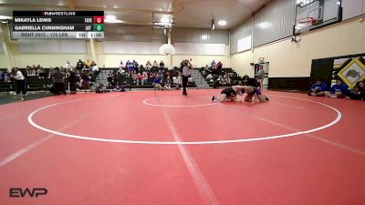 170 lbs Rr Rnd 3 - Mikayla Lewis, Fayetteville Girls HS vs Gabriella Cunningham, Jay High School