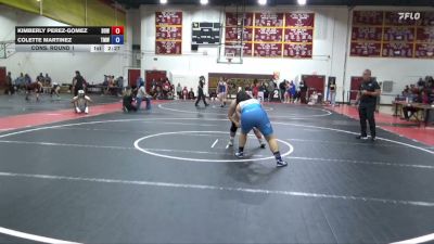 170 lbs Cons. Round 1 - Colette Martinez, TMWC vs Kimberly Perez-Gomez, Downey