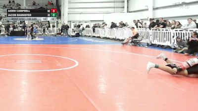 145 lbs Consi Of 32 #1 - Aiden Campbell, NC vs Jacob Bannister, SC