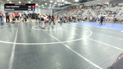 190 lbs Cons. Quarters - Dan Thompson, Takedown Express Wrestling Club vs Mason Lee, Washington