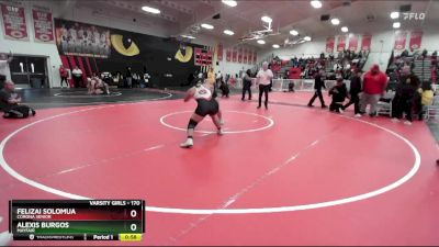 170 lbs Cons. Round 6 - Alexis Burgos, Mayfair vs Felizai Solomua, Corona Senior