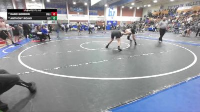 190 lbs Cons. Round 2 - Anthony Rojas, Azusa vs Kano Gordon, Calabasas