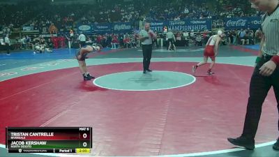 D 2 113 lbs Quarterfinal - Jacob Kershaw, North DeSoto vs Tristan Cantrelle, Riverdale