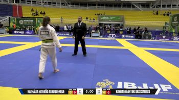 Rayline Martins Dos Santos vs Nathália Estevão Albuquerque 2025 Brasileiro Jiu-Jitsu IBJJF